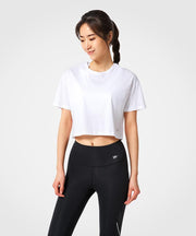 Womens short sleeve breathable cotton workout t-shirt | Yvettesports