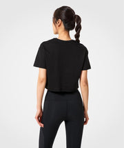 Womens short sleeve breathable cotton workout t-shirt | Yvettesports