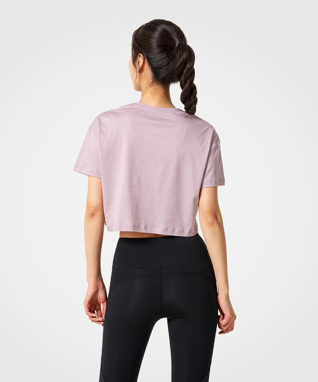 Womens short sleeve breathable cotton workout t-shirt | Yvettesports