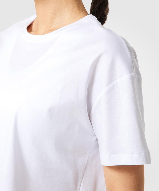 Womens short sleeve breathable cotton workout t-shirt | Yvettesports